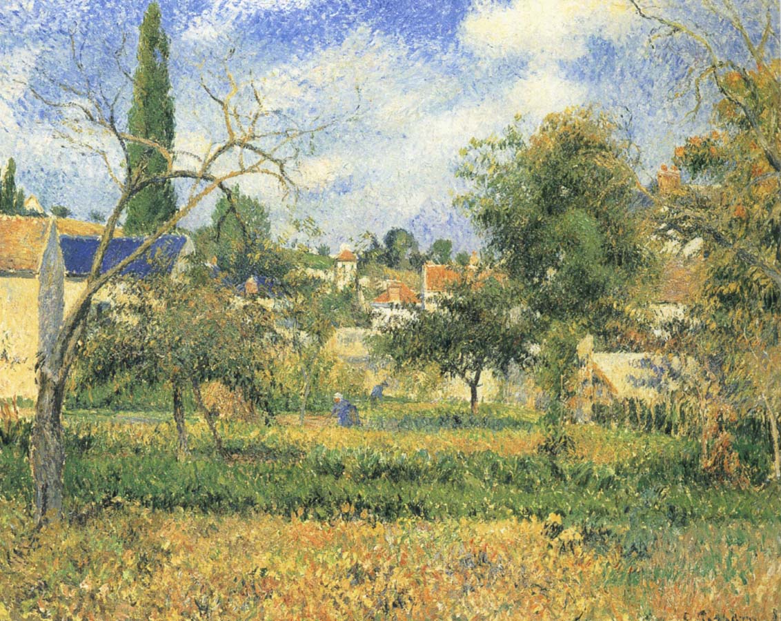 Camille Pissarro Pang plans Schwarz garden